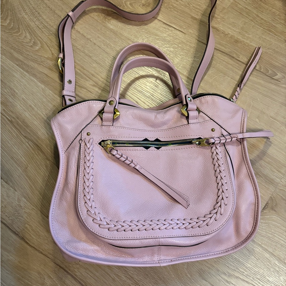 orYANY Pink Braided Shoulder Bag